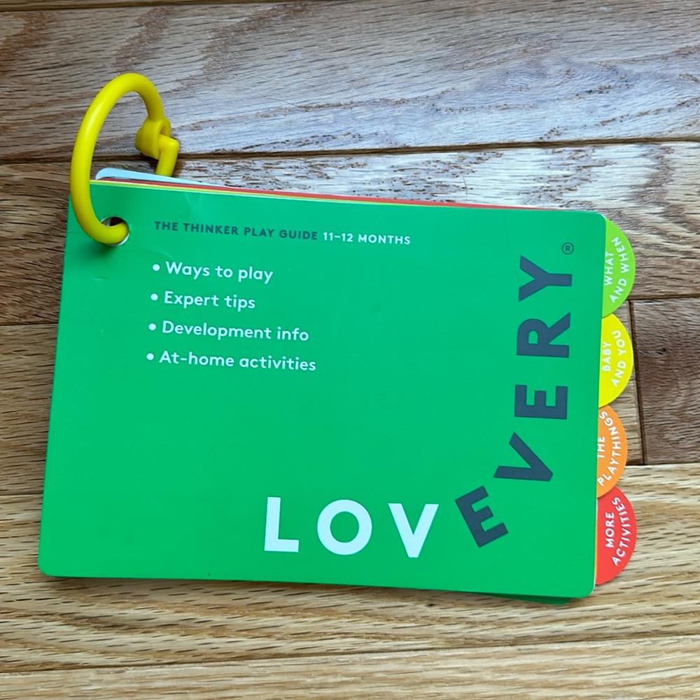 Lovevery Thinker Play Kit - all available items shown - EUC